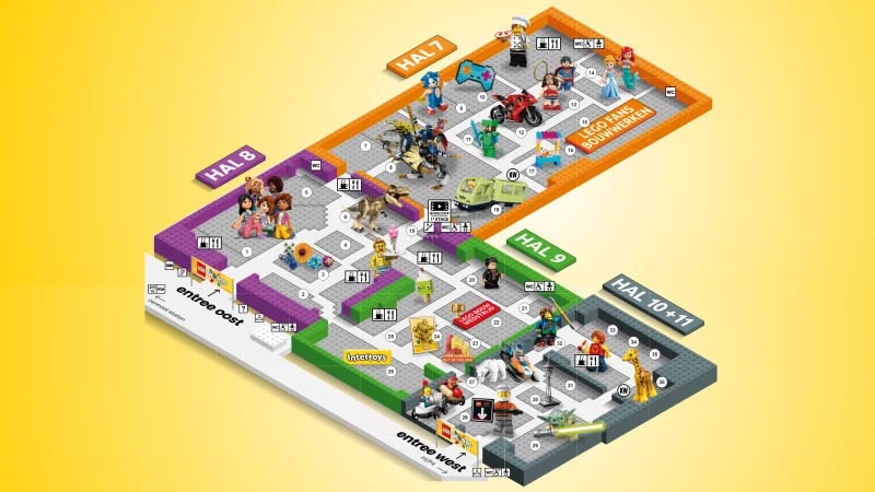 LEGO World 2025: De plattegrond en alle activiteiten