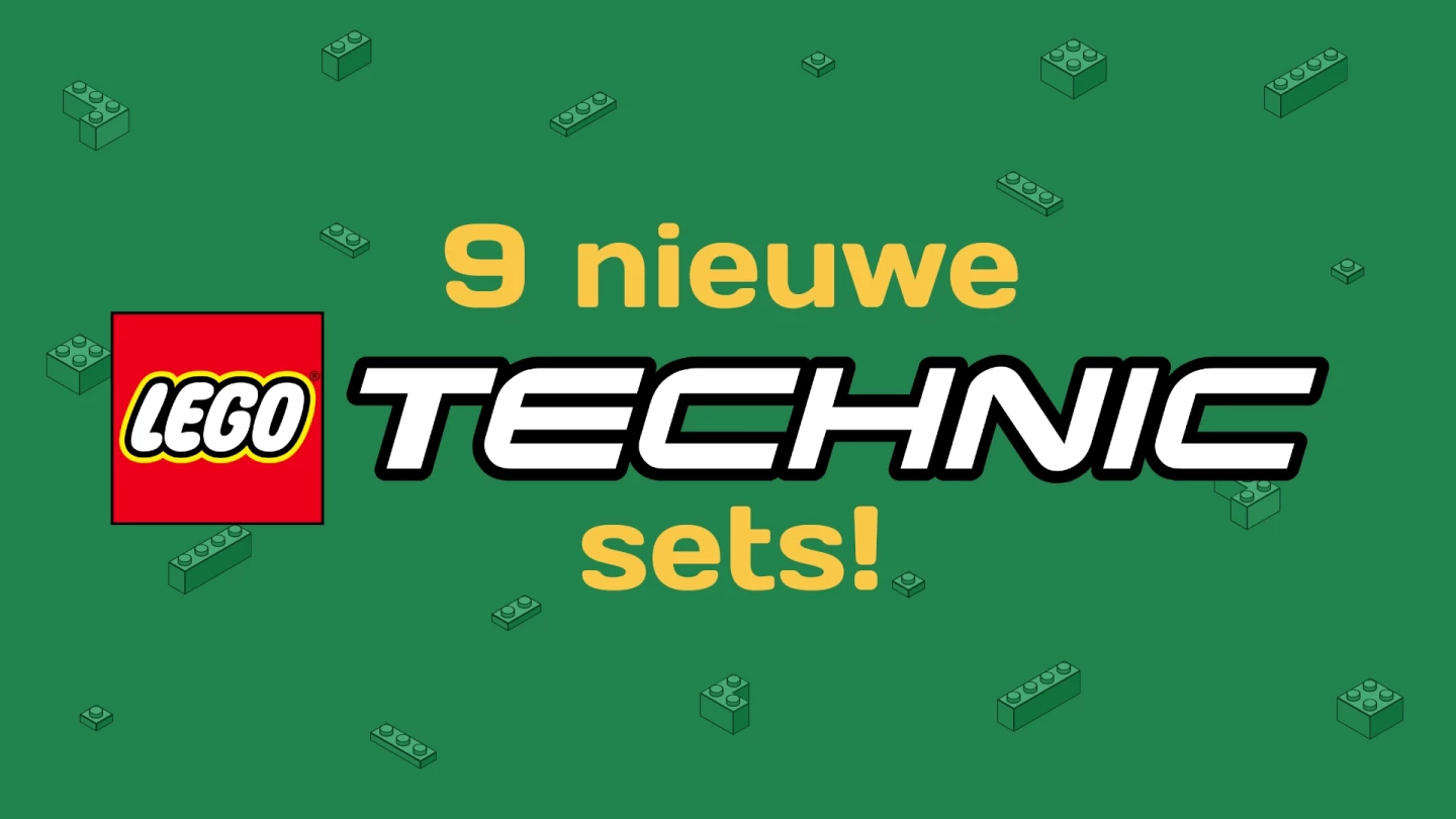 9 nieuwe Technic Lego sets: Engineers, trek je portemonnee maar!