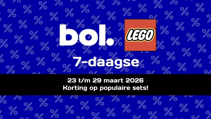 De bol 7-daagse is van start, flinke korting op LEGO sets!