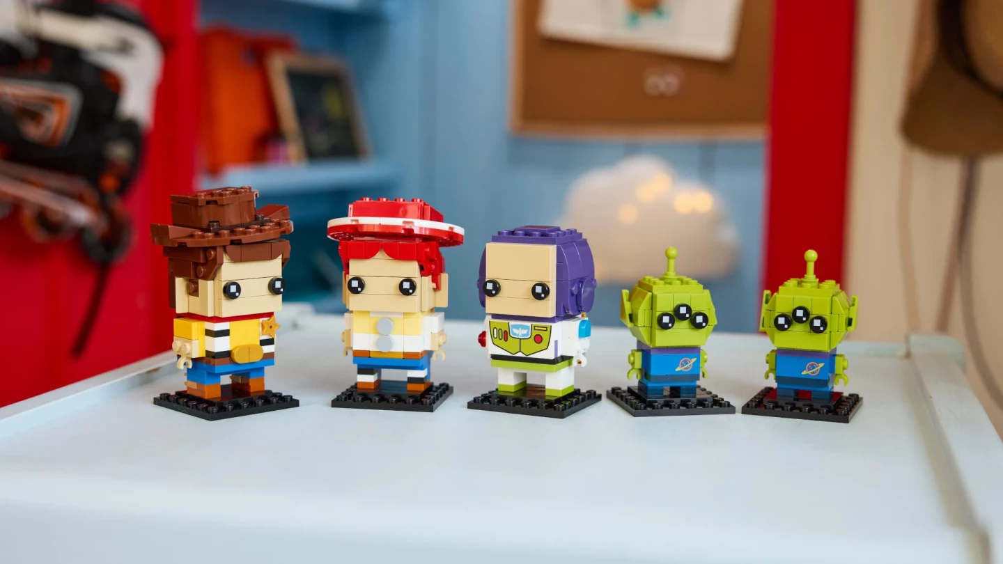 3 nieuwe LEGO BrickHeadz: Toy Story, Megatron en Alice