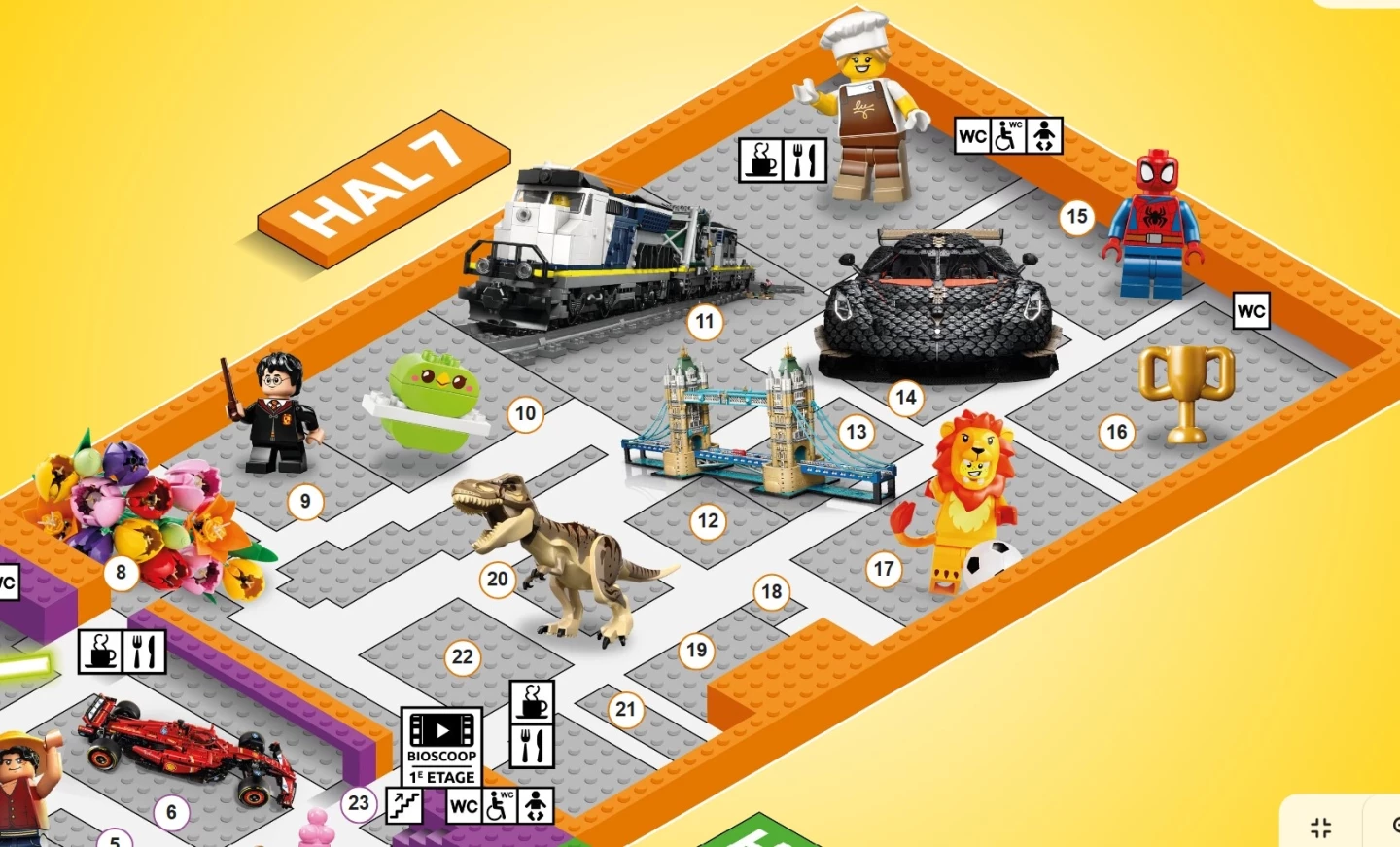 Activiteiten in Hal 7 - Lego World 2026 - Jaarbeurs Utrecht