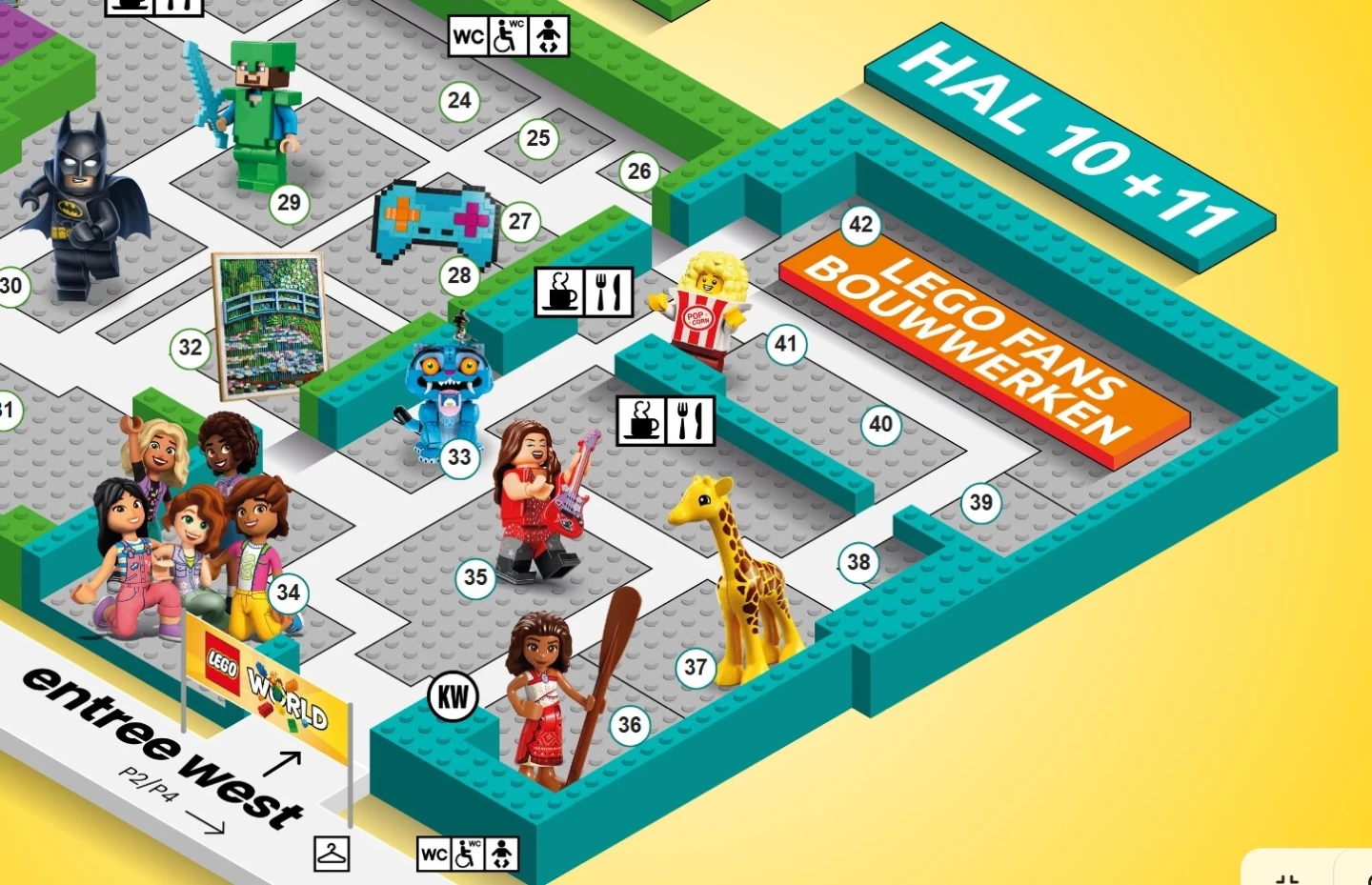 Activiteiten in Hal 10-11 - Lego World 2026 - Jaarbeurs Utrecht