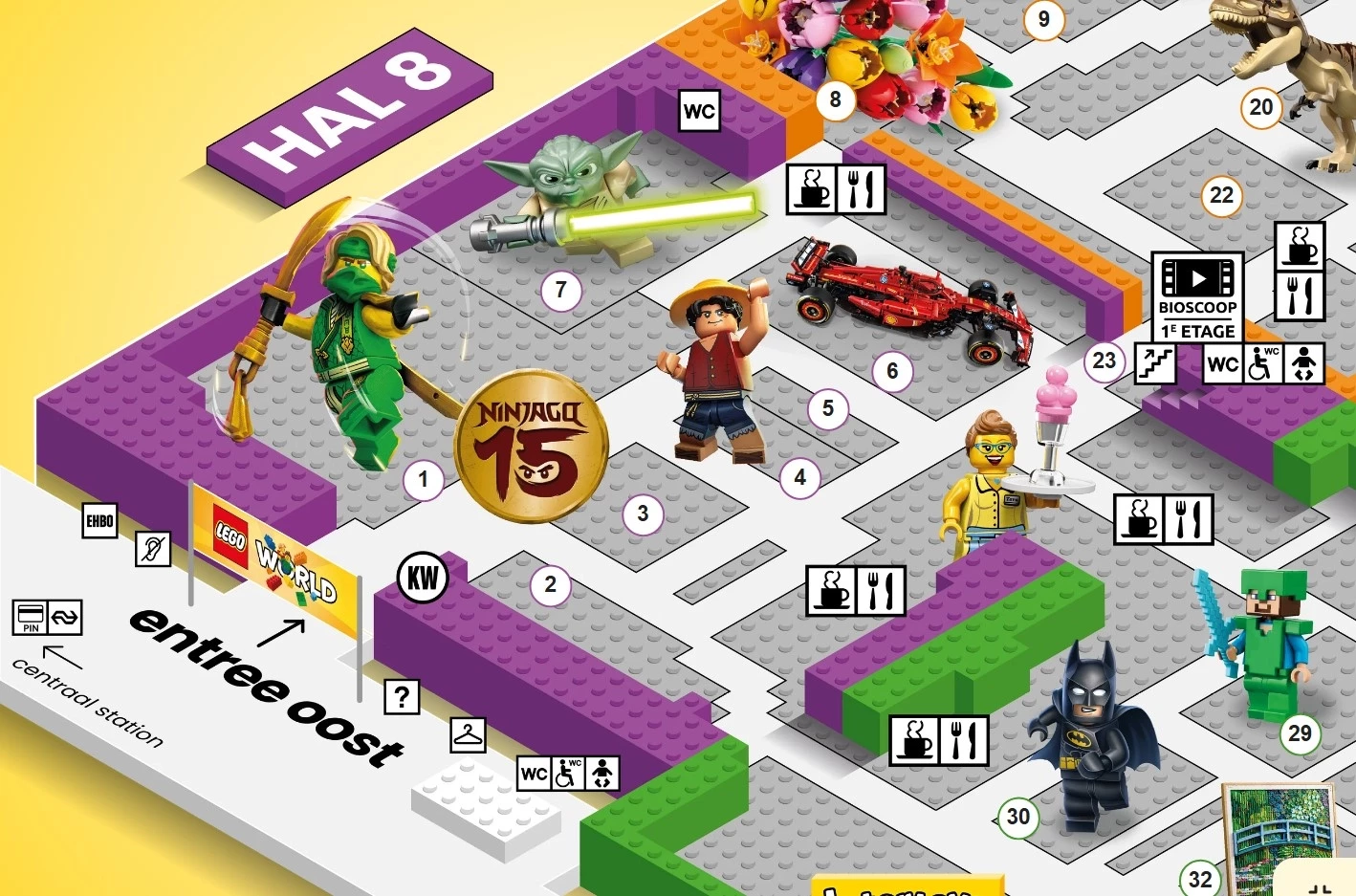 Activiteiten in Hal 8 - Lego World 2026 - Jaarbeurs Utrecht