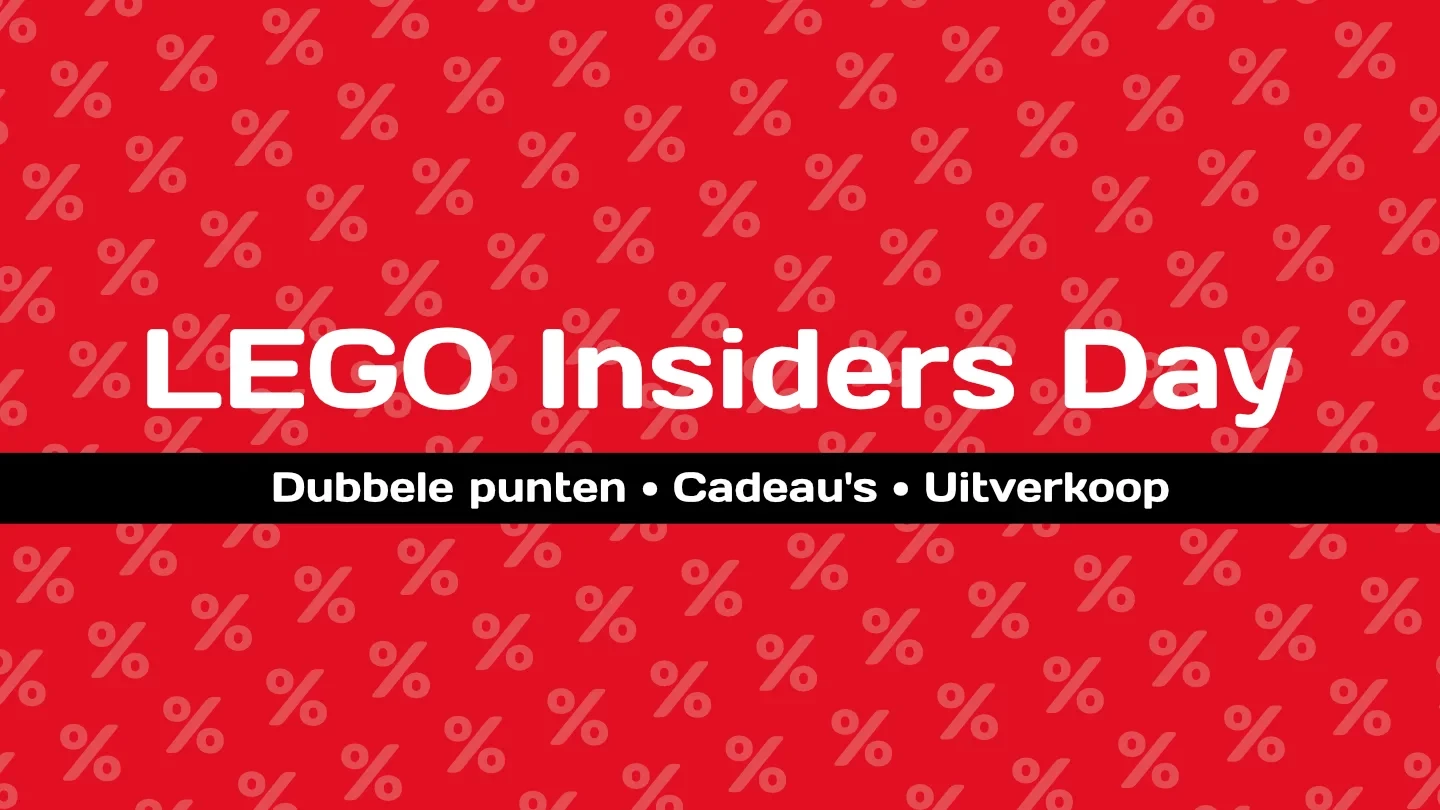 Nog 2 dagen LEGO Insiders Day: kortingen en dubbele punten