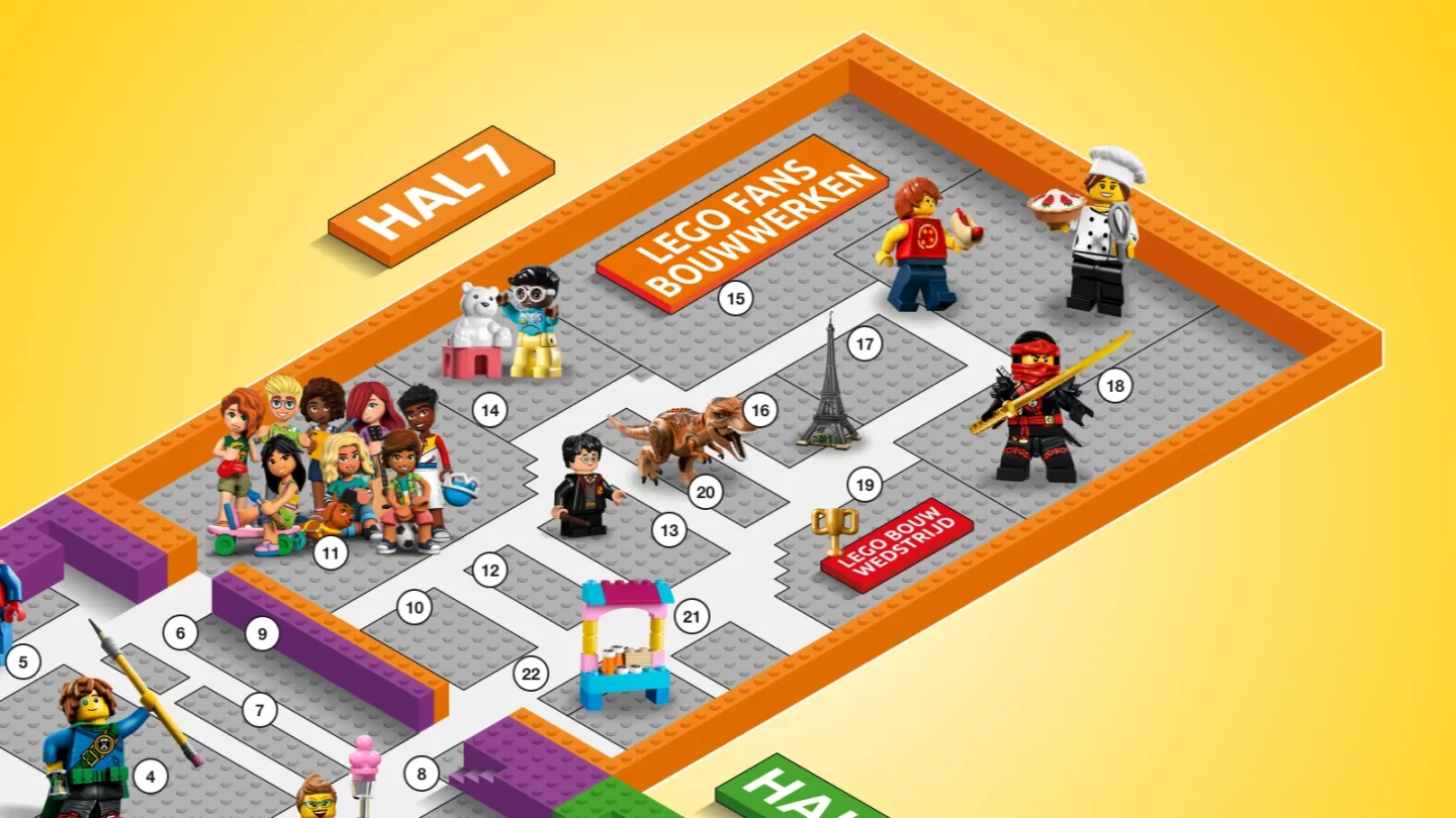 Activiteiten in Hal 7 - Lego World 2024 - Jaarbeurs Utrecht