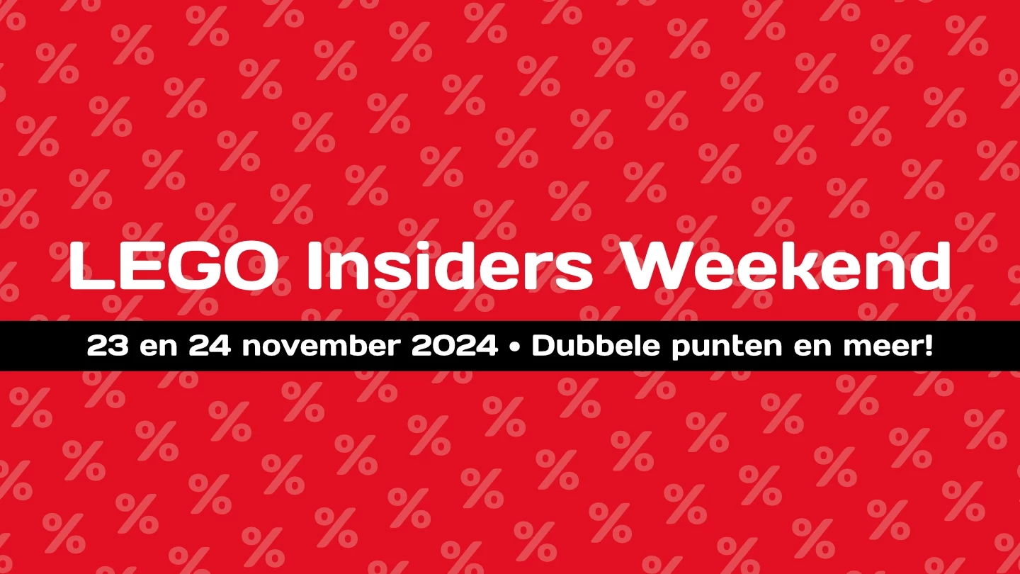 LEGO Insiders Weekend van start op 23 en 24 november 2024