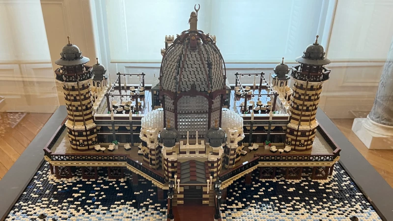 LEGO gespot! Musée Villa Massena in Nice, Frankrijk