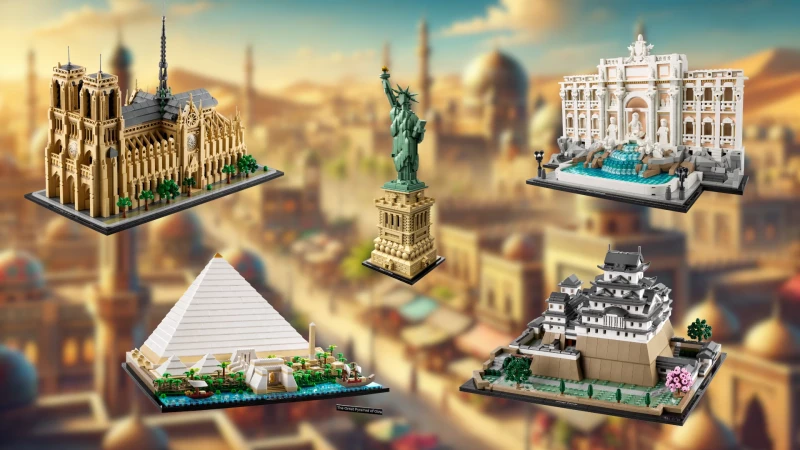 LEGO x Architectuur: Egypte, Japan, New York, Parijs & Rome