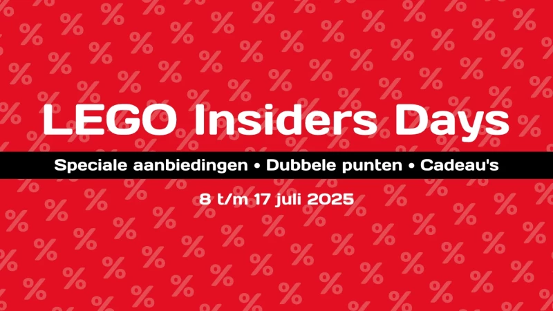 LEGO® Insiders Days 2025: extra voordeel voor leden