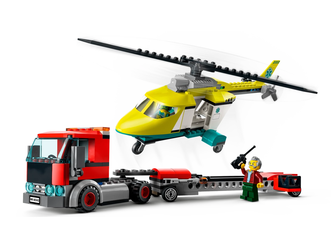 Reddingshelikopter transport