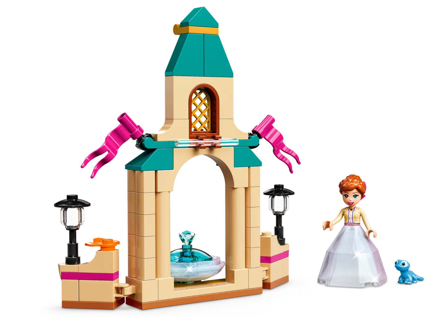 Binnenplaats van Anna's kasteel