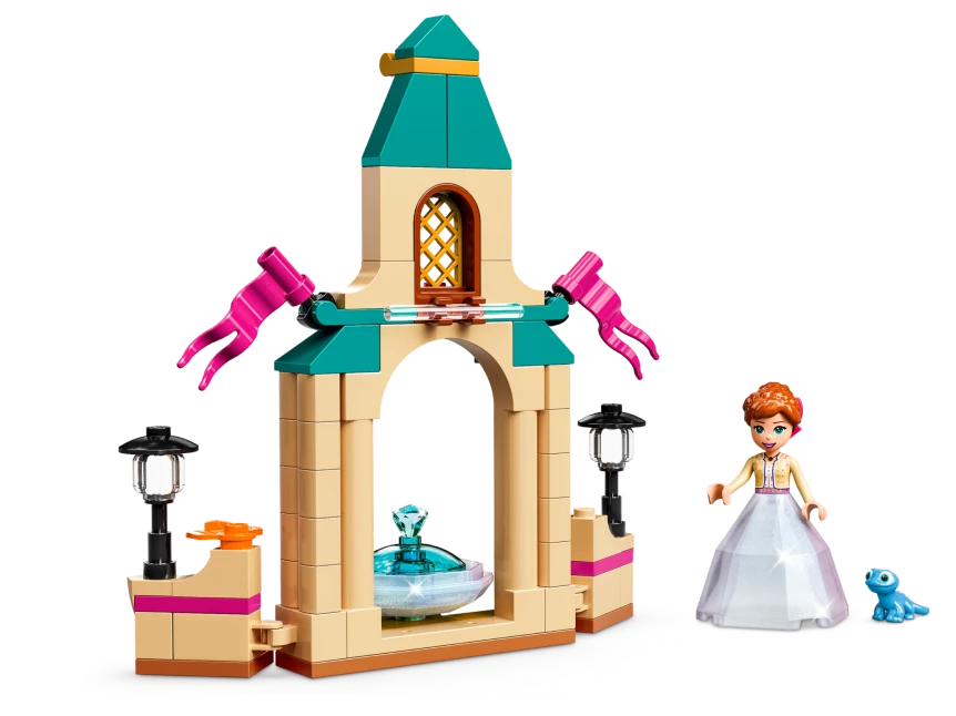 Binnenplaats van Anna's kasteel