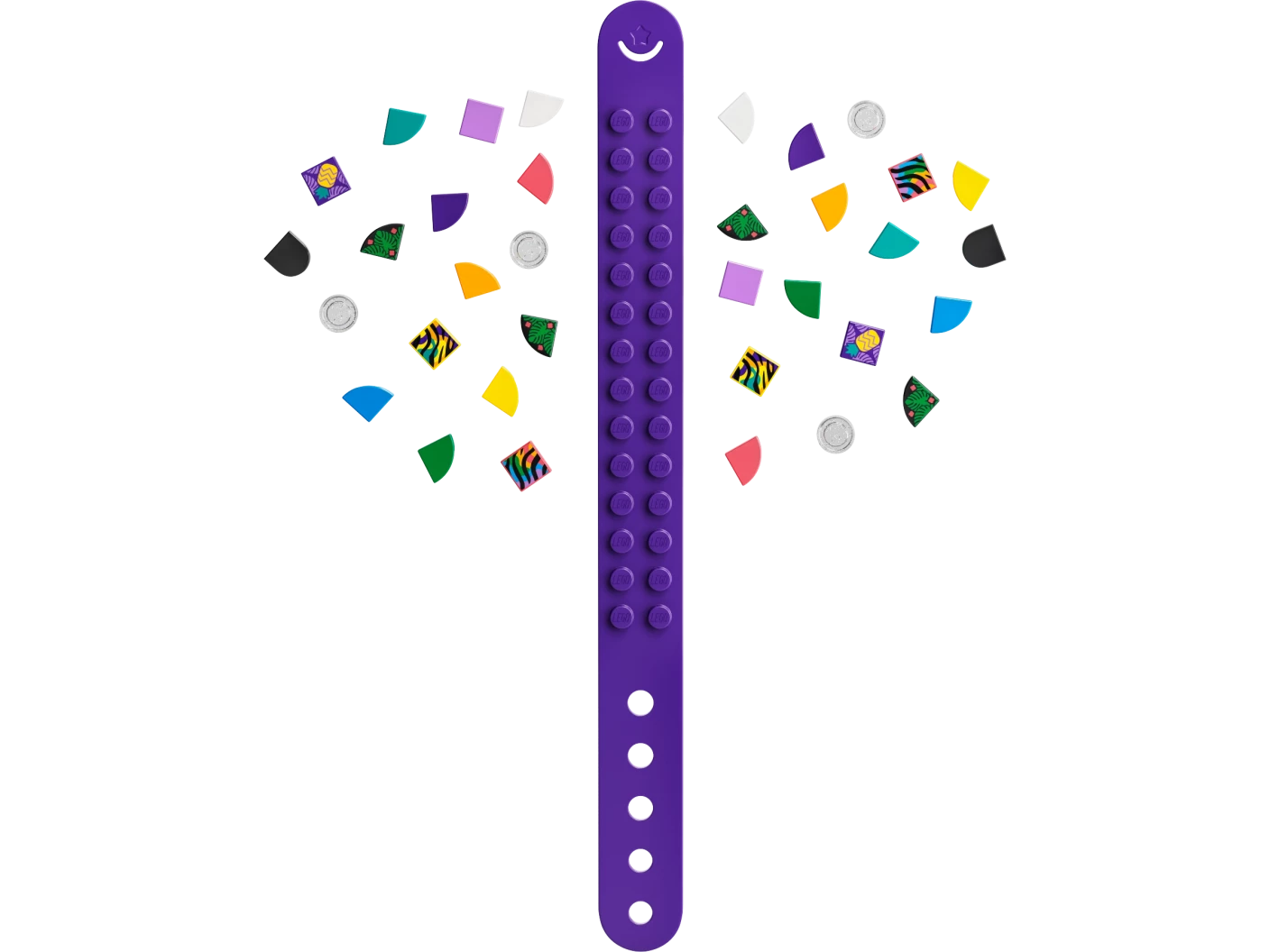 Neontijger - armband & tassenhanger