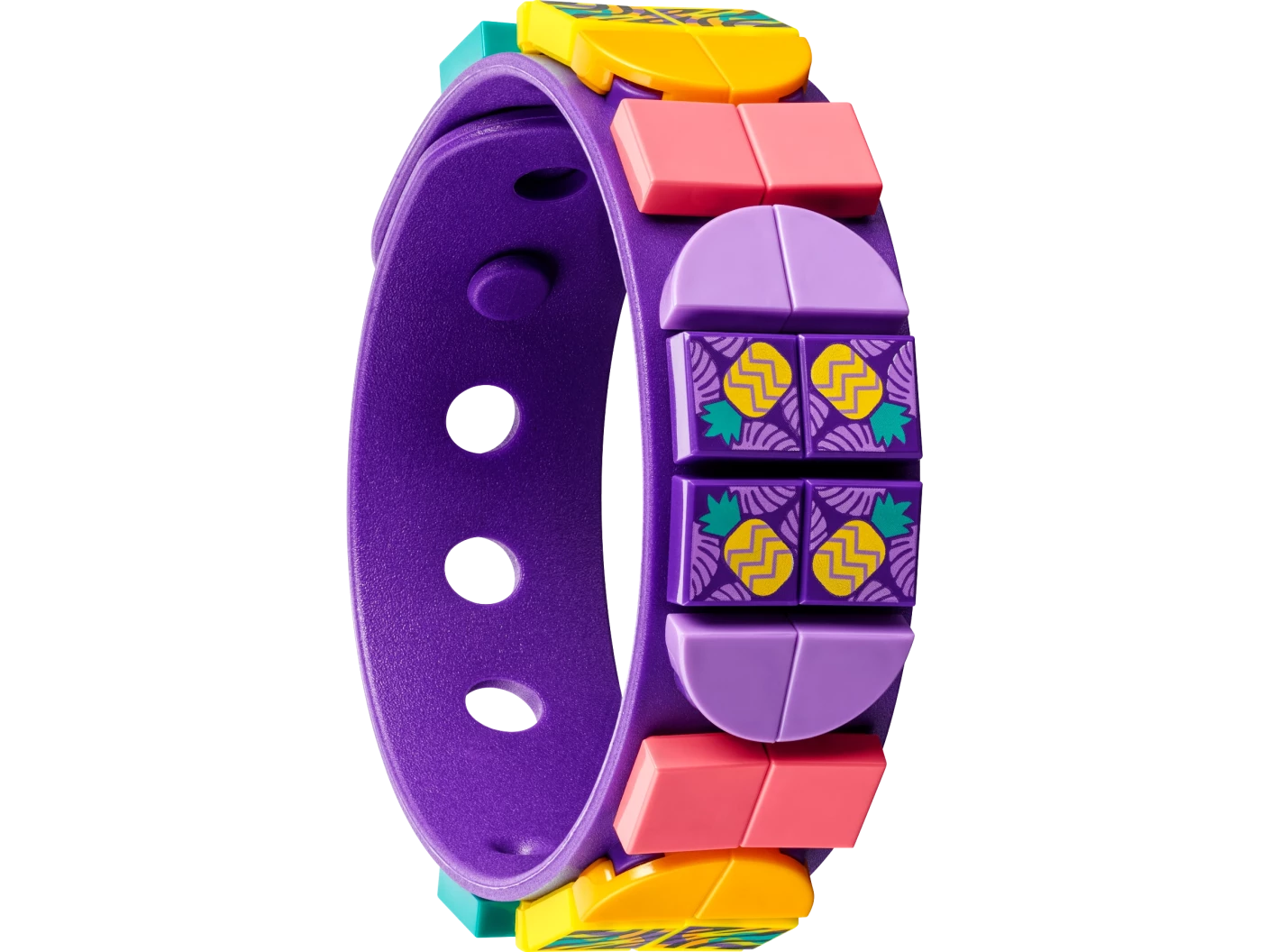 Neontijger - armband & tassenhanger