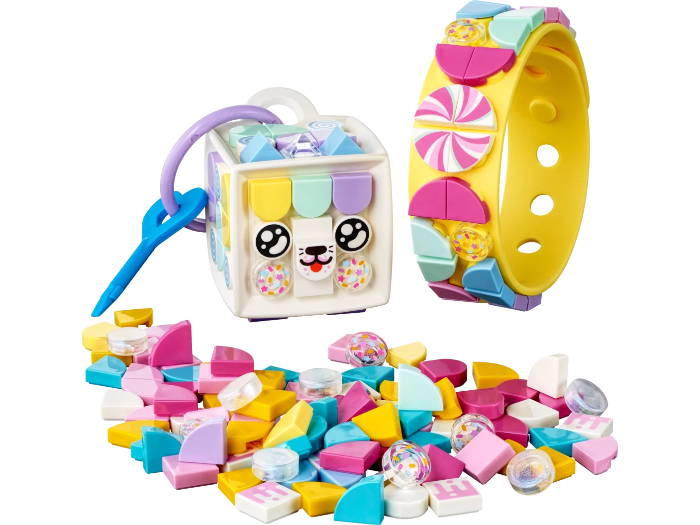 Snoepkatje - armband & tassenhanger