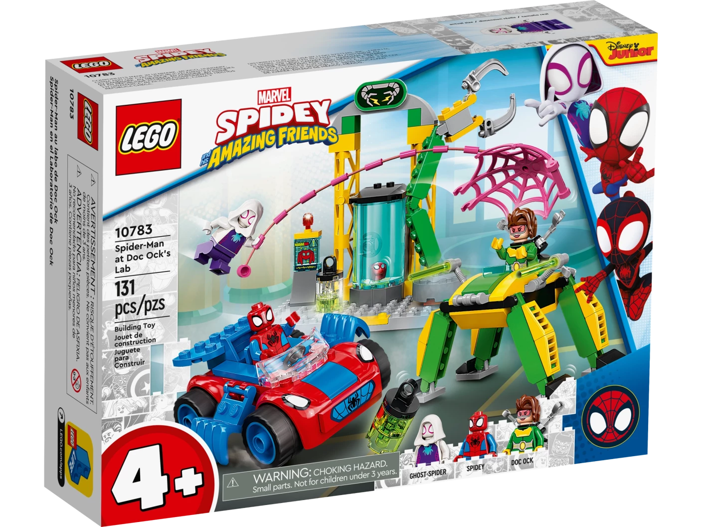 Spider-Man op Doc Ocks lab