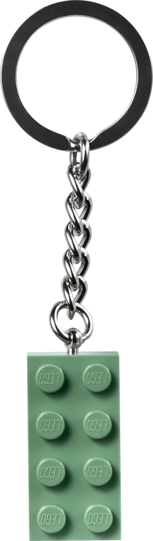 2x4 zandgroene sleutelhanger