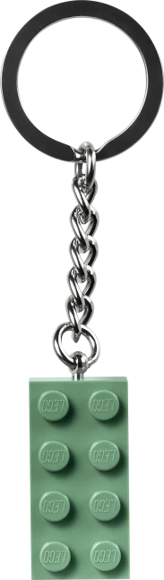 2x4 zandgroene sleutelhanger