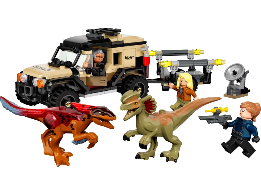 Pyroraptor & Dilophosaurus transport