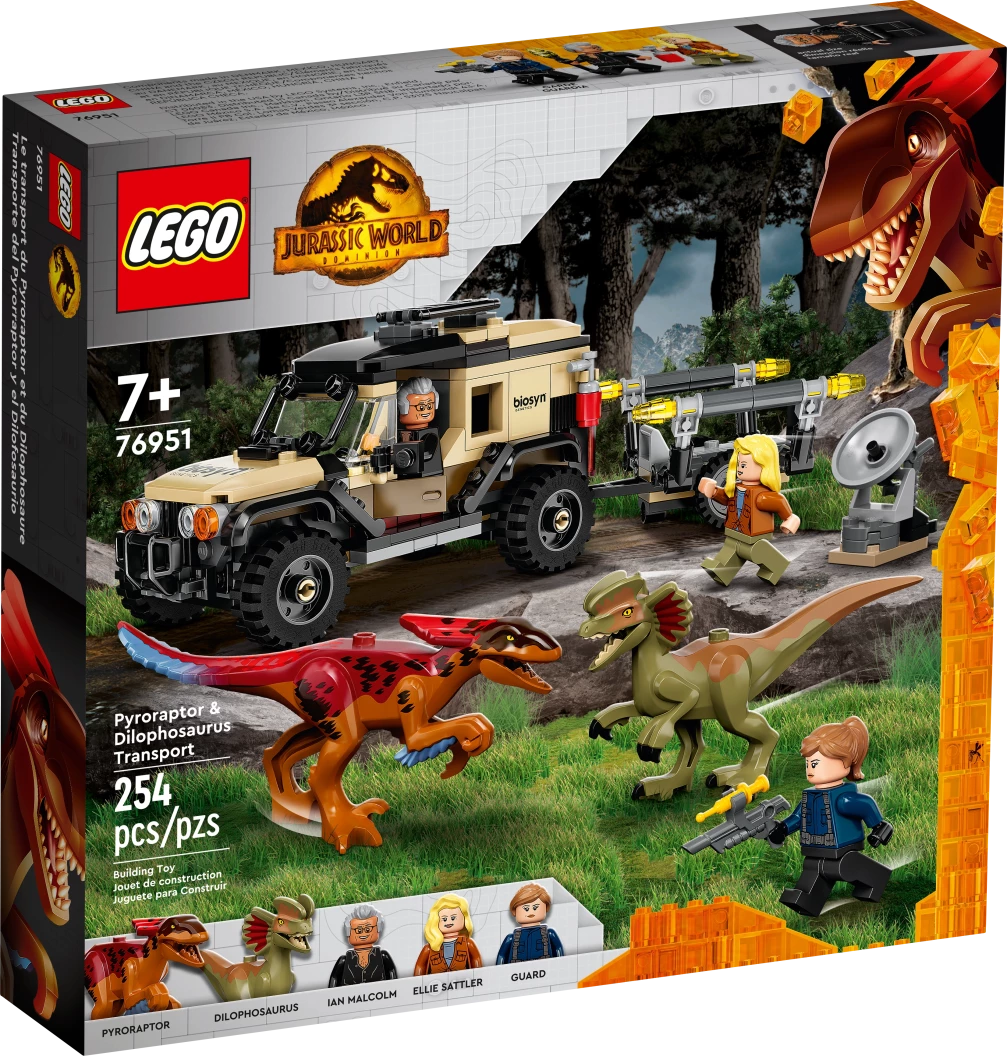 Pyroraptor & Dilophosaurus transport