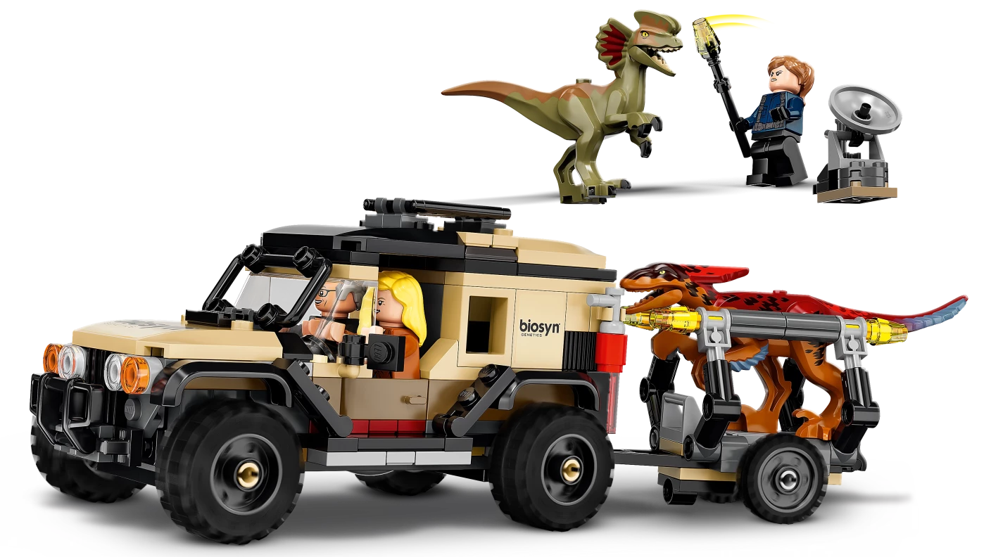 Pyroraptor & Dilophosaurus transport