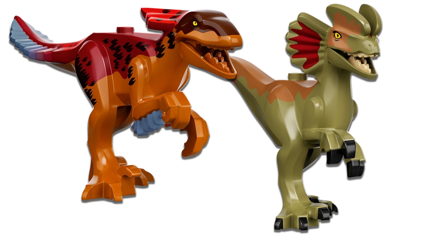 Pyroraptor & Dilophosaurus transport