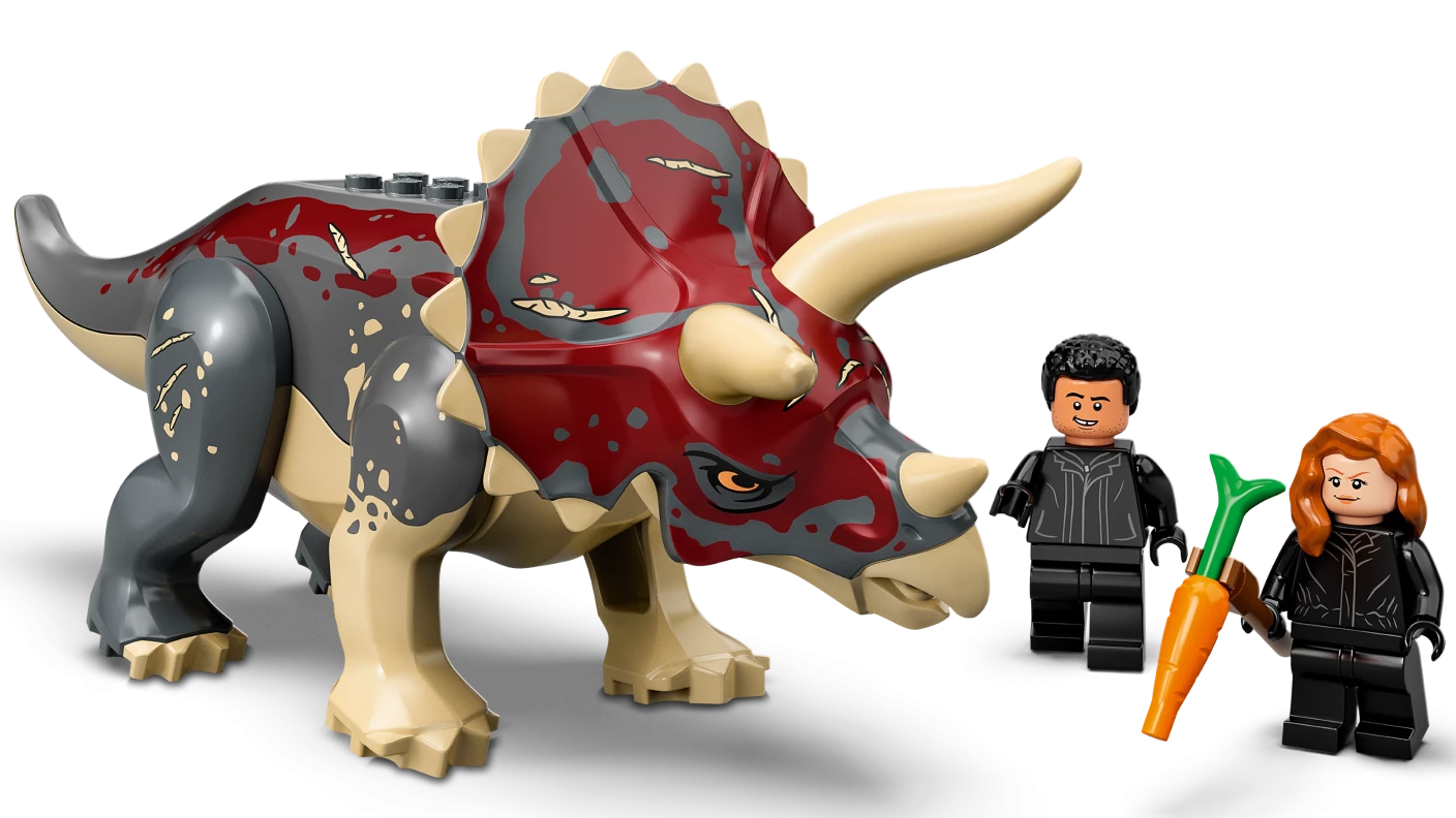 Triceratops pick-up truck hinderlaag