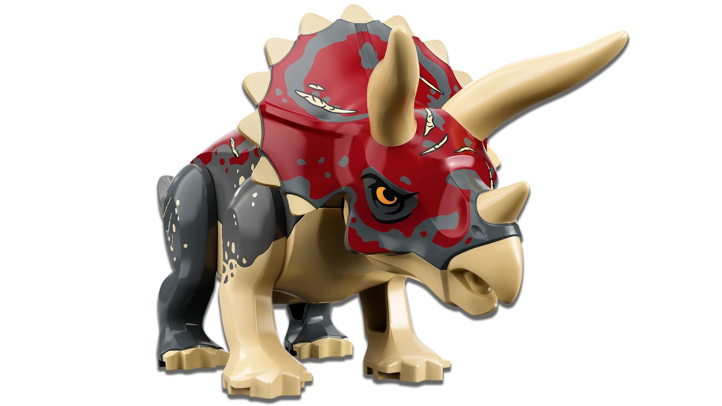 Triceratops pick-up truck hinderlaag