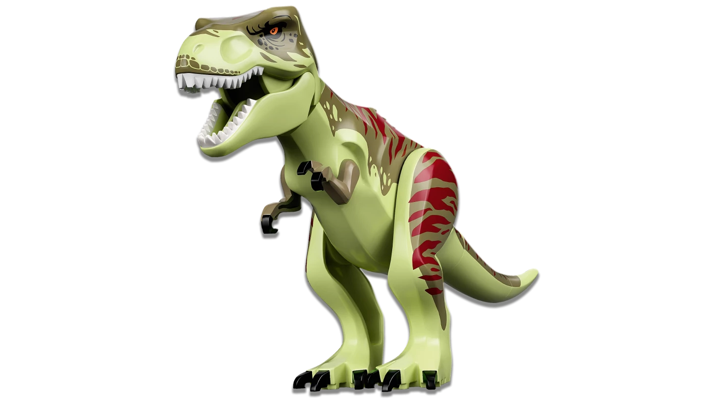 T. rex dinosaurus ontsnapping