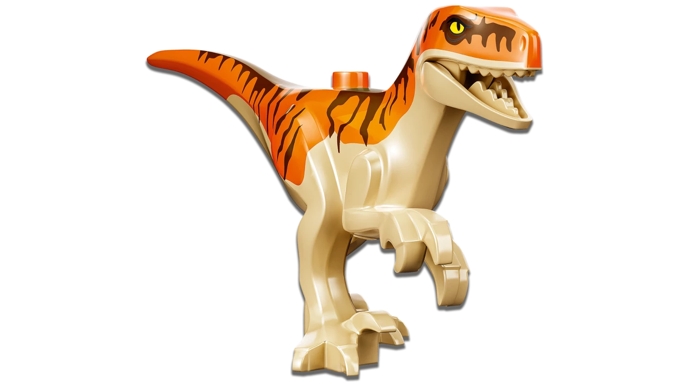 T. rex & Atrociraptor dinosaurus ontsnapping