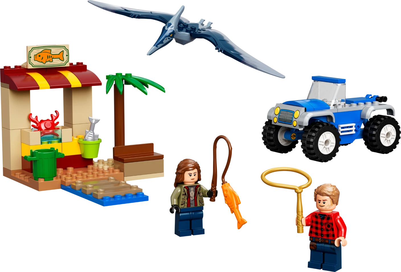 Achtervolging van Pteranodon