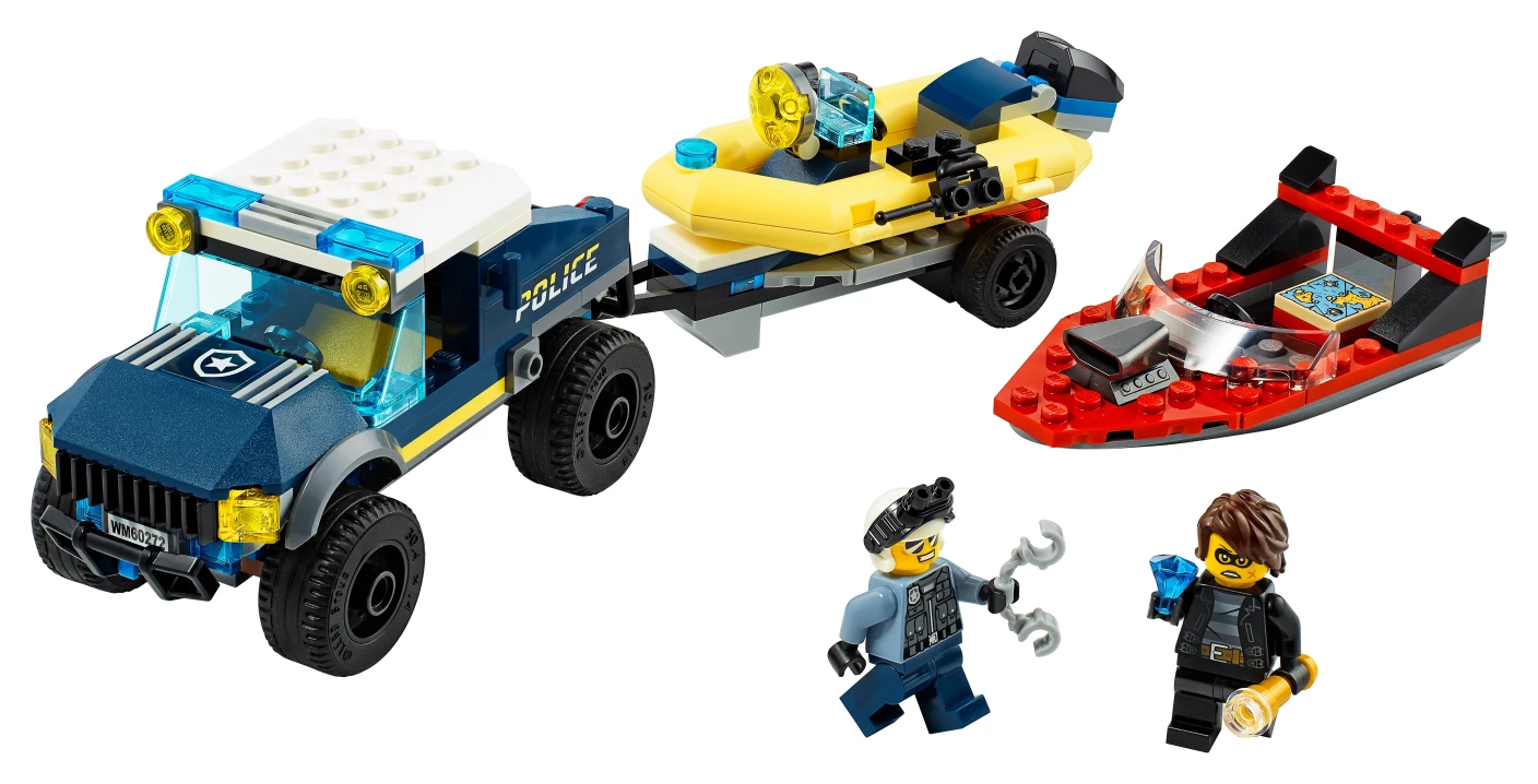 Elite politieboot transport