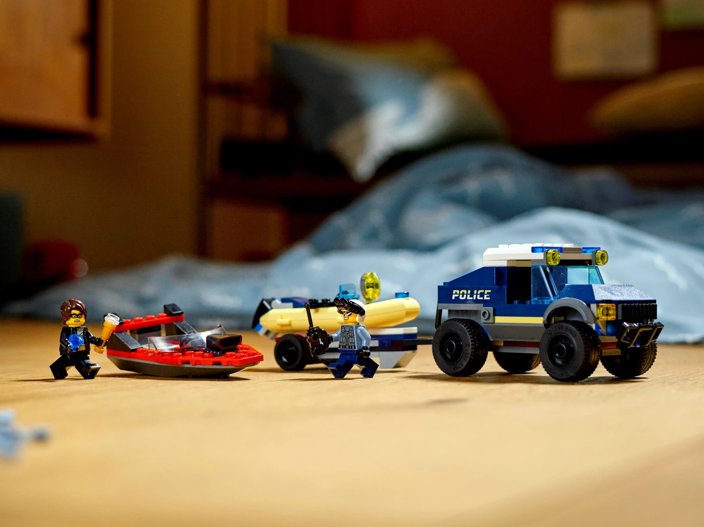 Elite politieboot transport