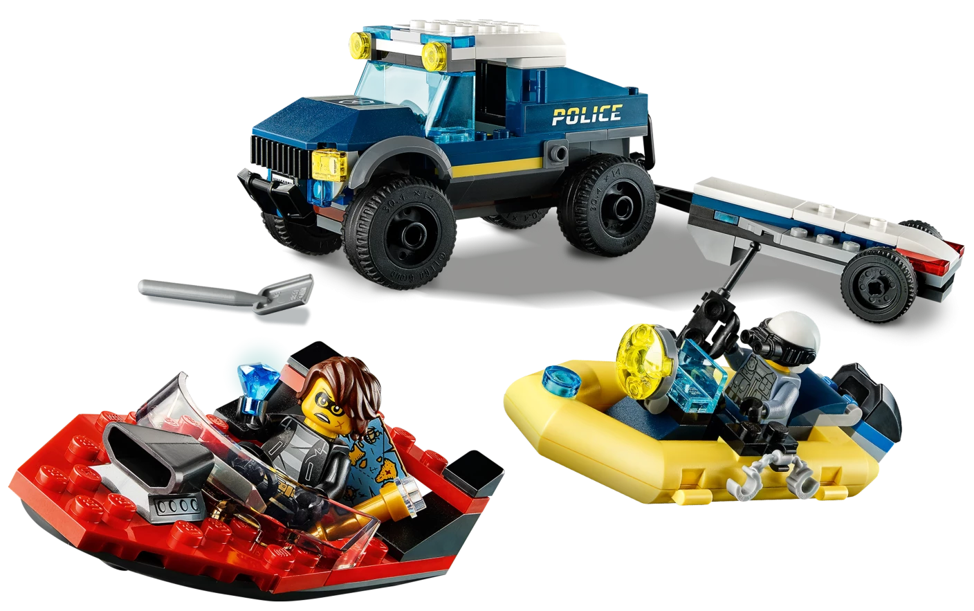 Elite politieboot transport