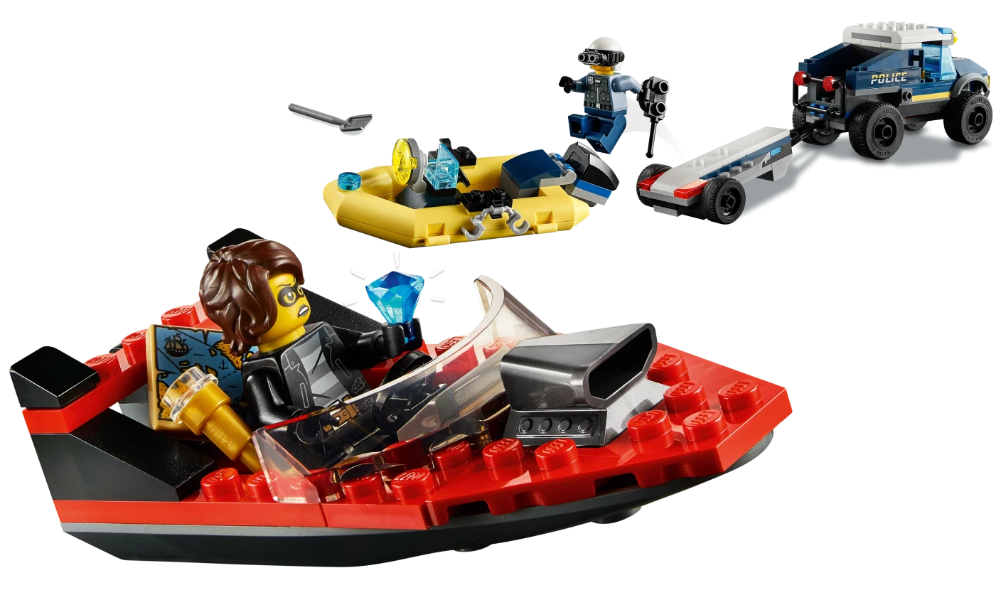 Elite politieboot transport