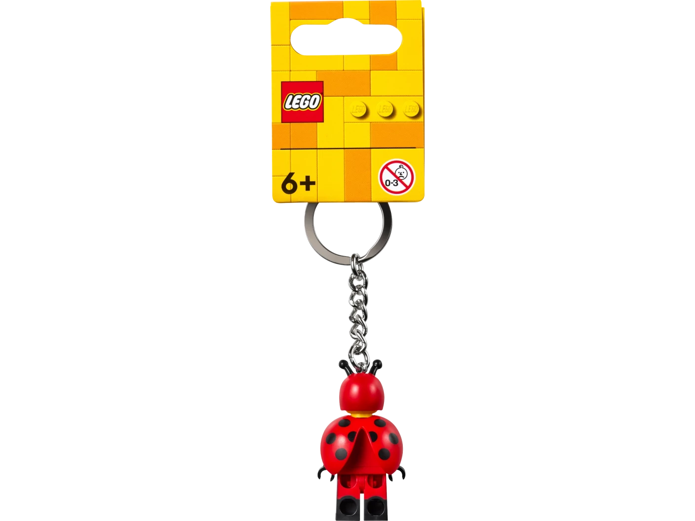 Meisje in lieveheersbeestjespak sleutelhanger