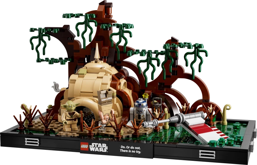 Jedi™ training op Dagobah™ diorama