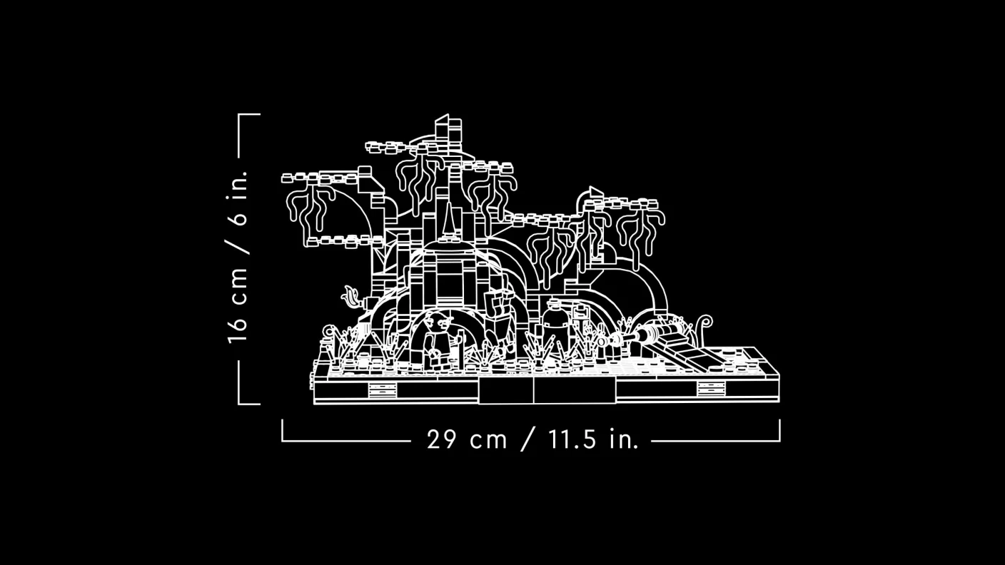 Jedi™ training op Dagobah™ diorama