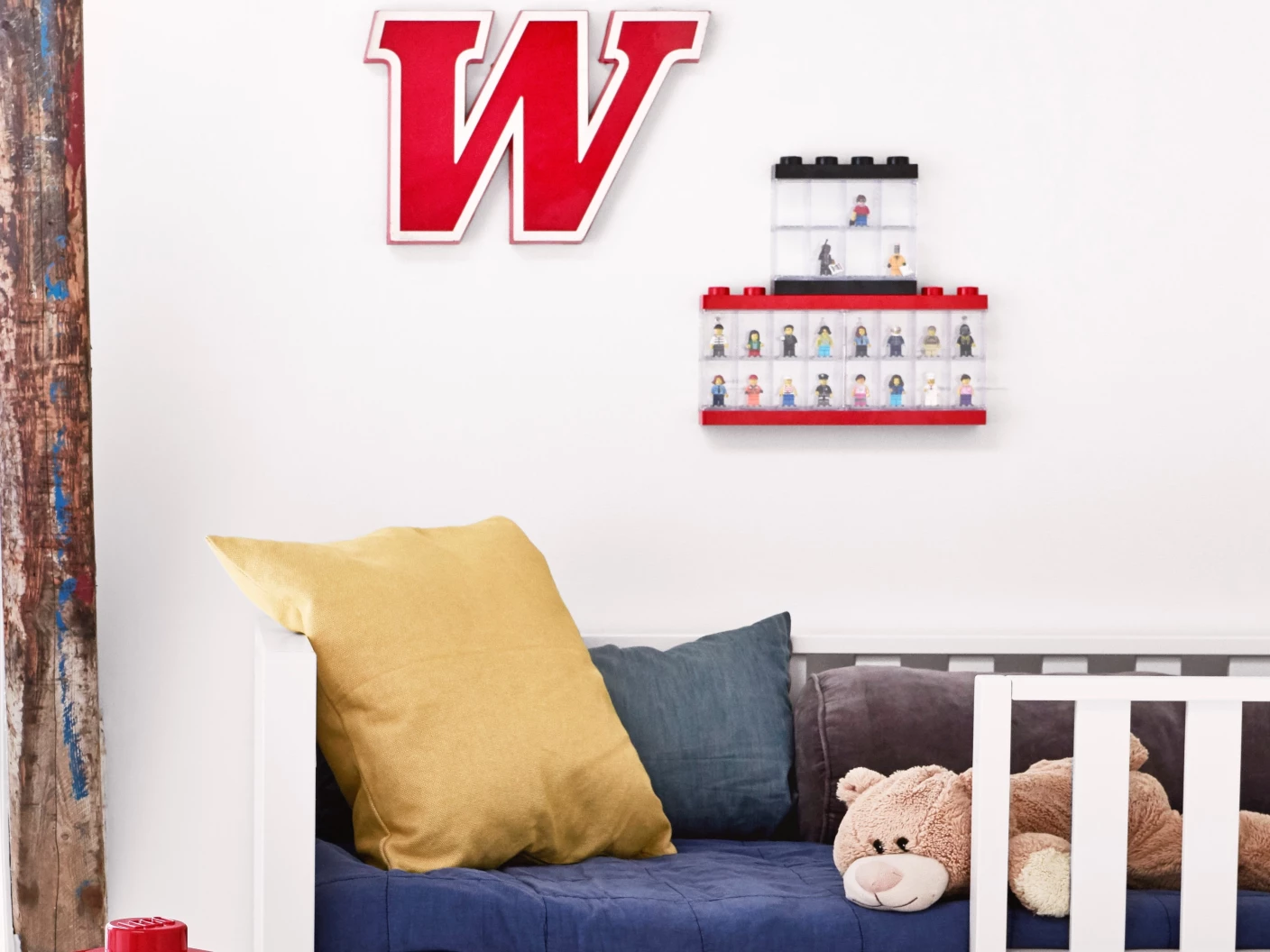 Displaydoos voor 16 minifiguren – rood