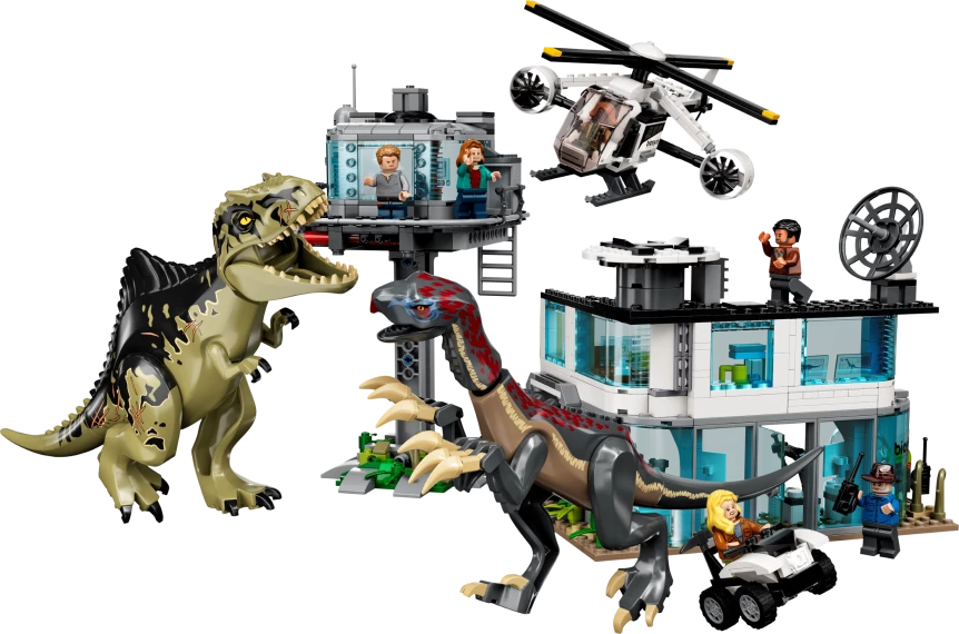 Giganotosaurus & Therizinosaurus aanval