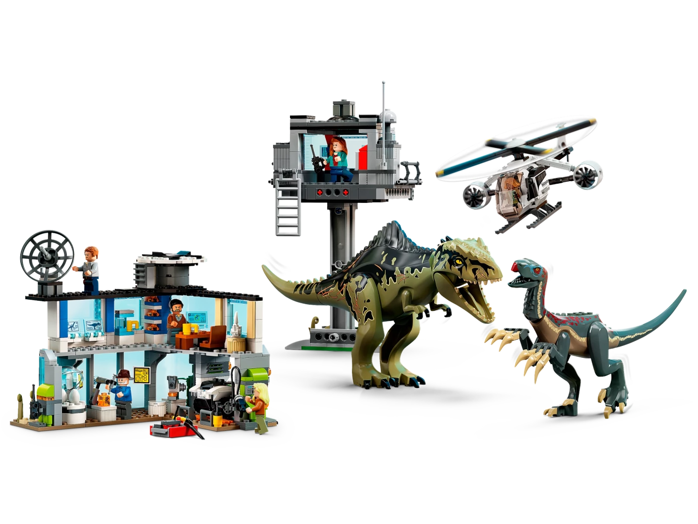 Giganotosaurus & Therizinosaurus aanval