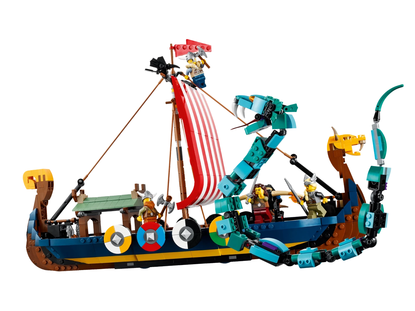 Vikingschip en de Midgaardslang