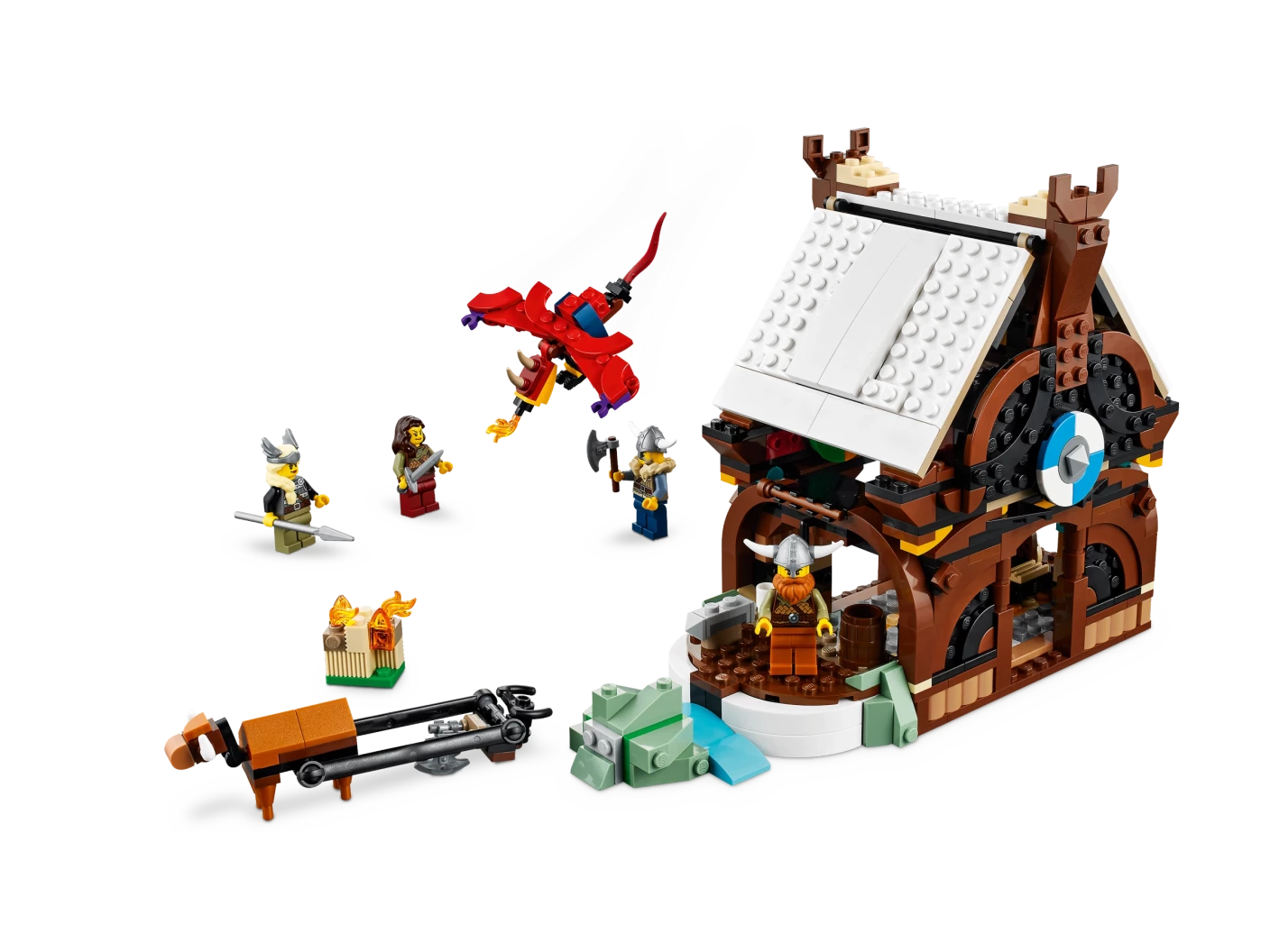 Vikingschip en de Midgaardslang