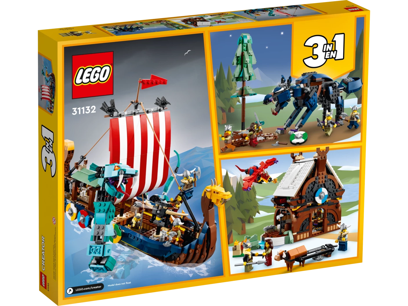 Vikingschip en de Midgaardslang