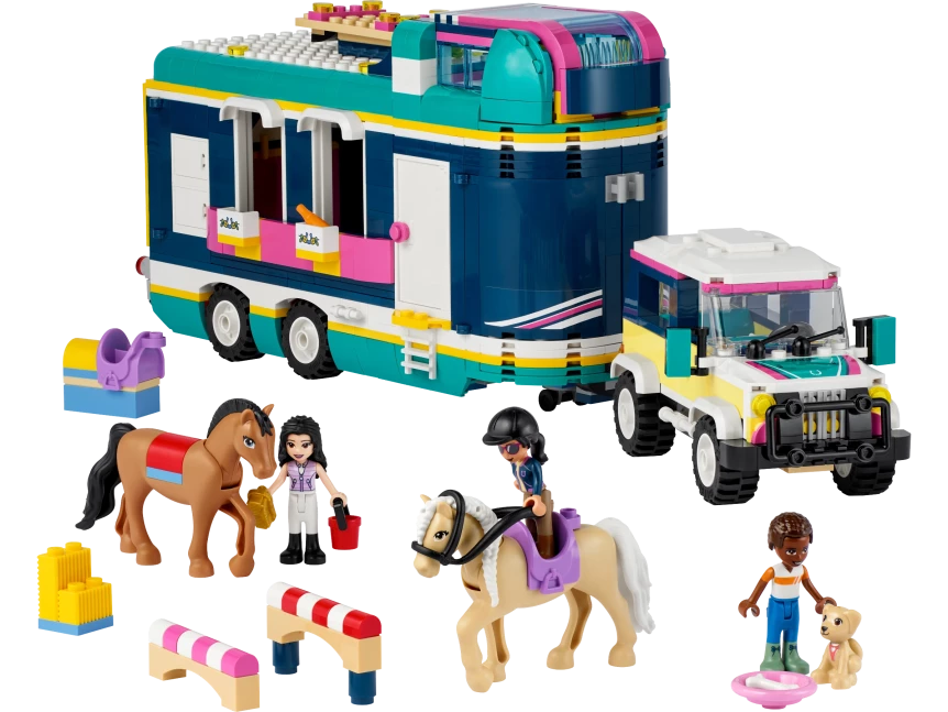 Paardenshow aanhangwagen