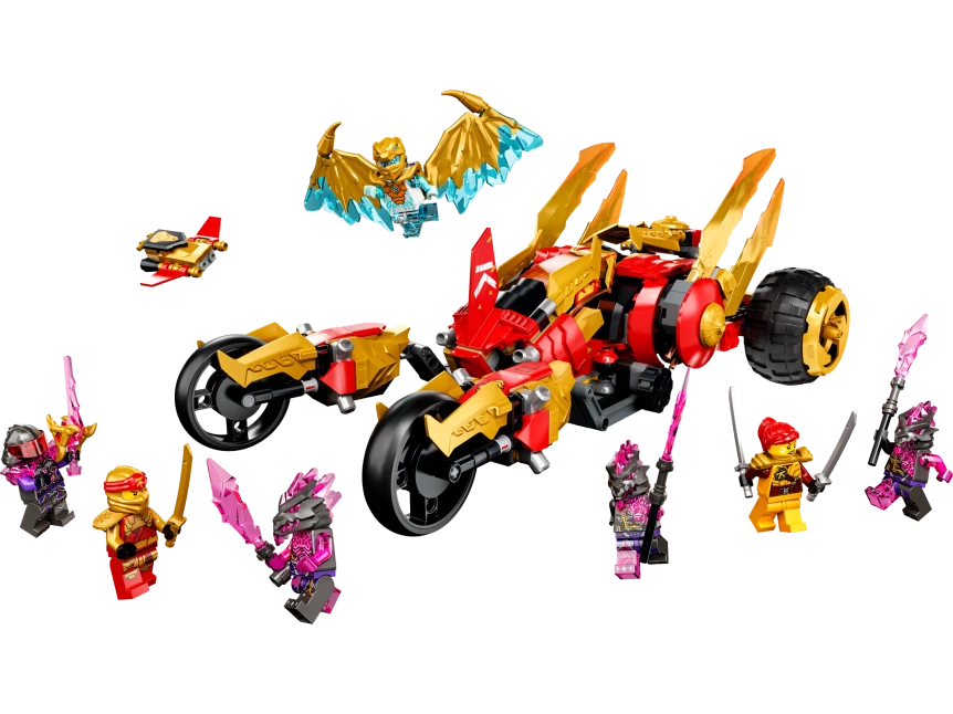 Kai's gouden drakenvoertuig