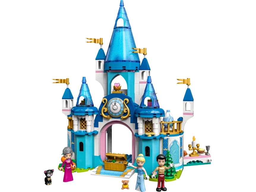 Het kasteel van Assepoester en de knappe prins