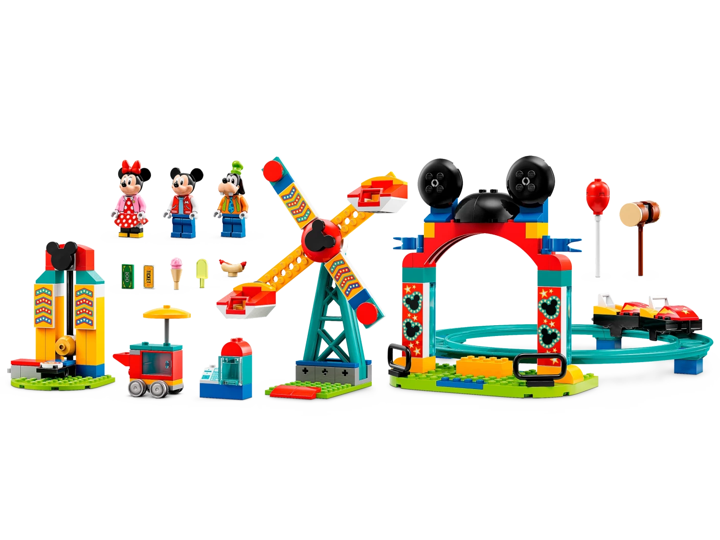 Mickey, Minnie en Goofy Kermisplezier