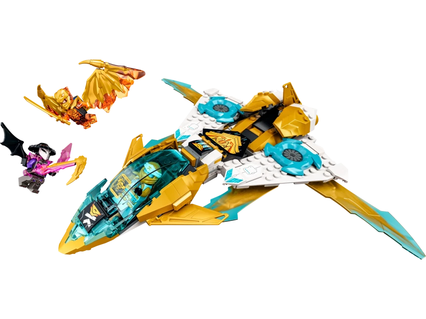 Zane's gouden drakenvliegtuig