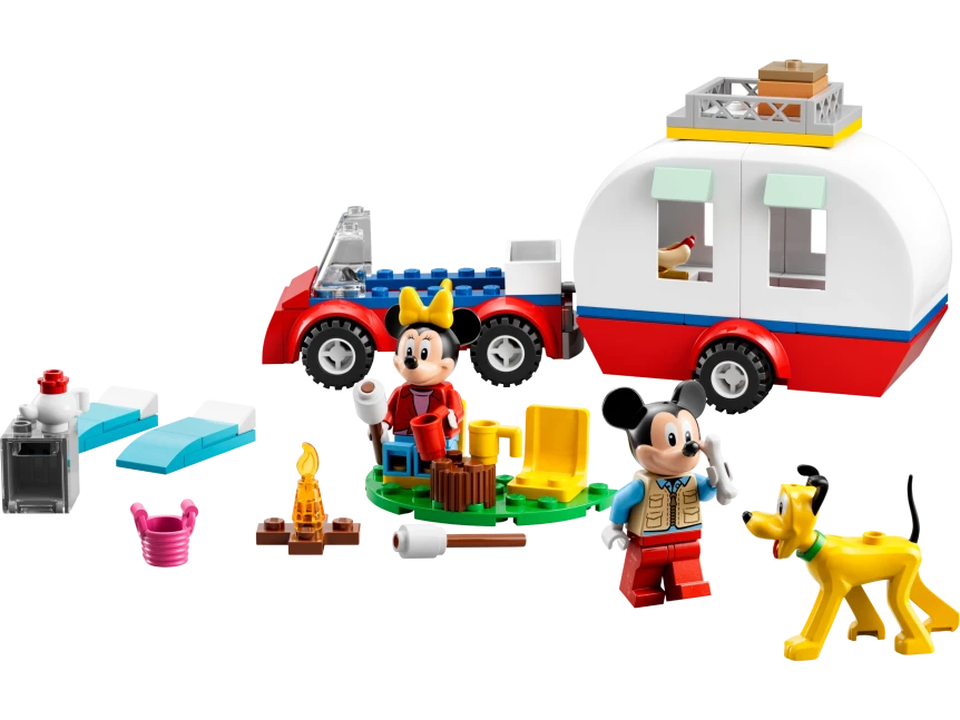 Mickey Mouse en Minnie Mouse Kampeerreis